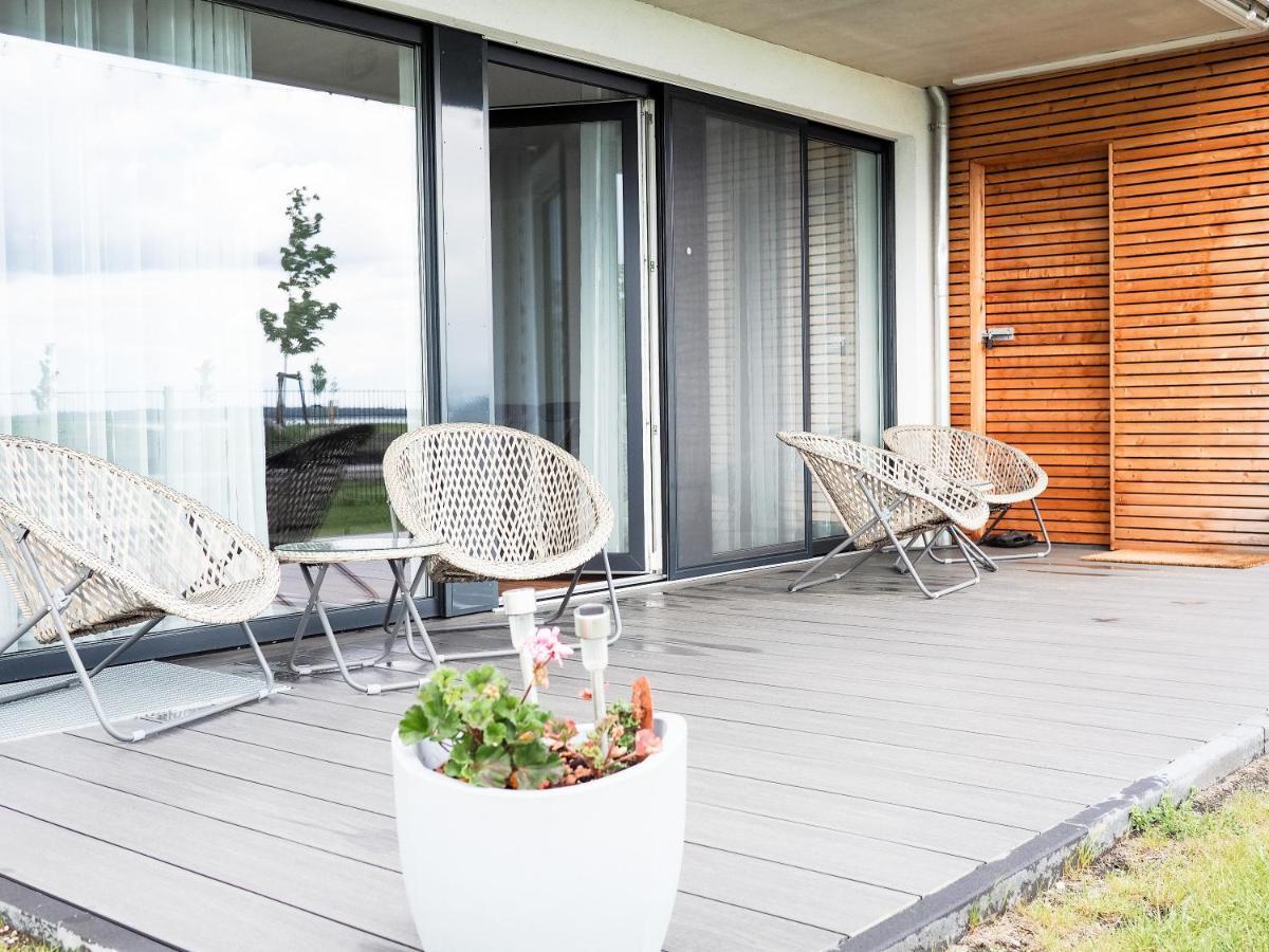 Moderne Ferienwohnung Mit Seeblick & Terrasse 96Qm Grossraeschen Zewnętrze zdjęcie