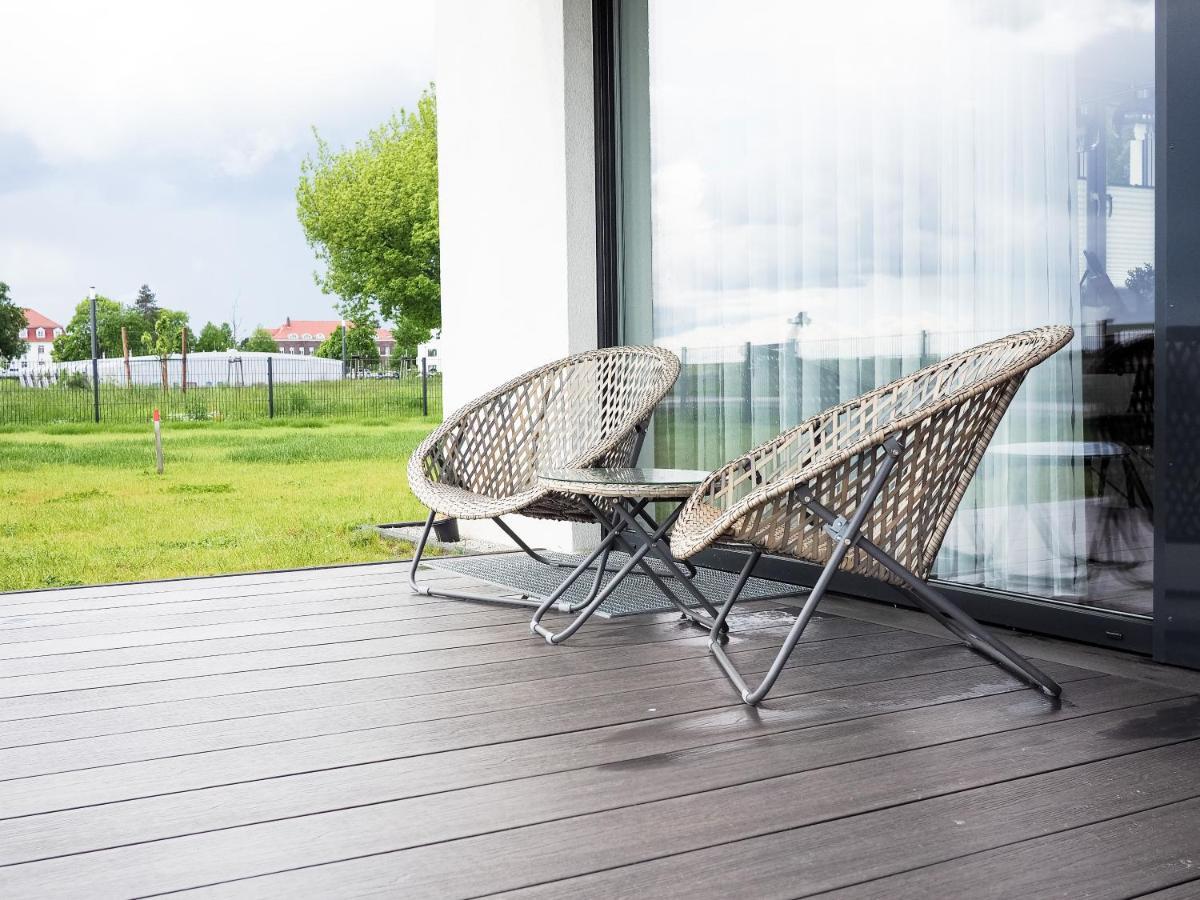 Moderne Ferienwohnung Mit Seeblick & Terrasse 96Qm Grossraeschen Zewnętrze zdjęcie